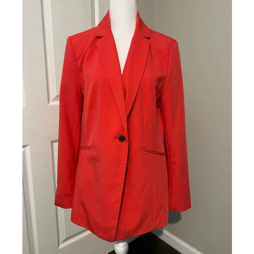 WORTHINGTON Women's Long Sleeve Button Front Professional Work Blazer Size L - Picture 3 of 11